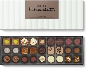 Hotel Chocolat Everything Sleekster Chocolate Gift Box. 355g. Milk, White and Dark Chocolates ideal for Birthday, Thank You, Anniversary. Christmas 2025. gifts for her, gifts for men.