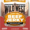 Wild West Honey BBQ Beef Jerky 12 × 25g – High Protein Gluten Free Snack – No Added MSG – Ideal for Gym, Travel, Hiking & Everyday Energy