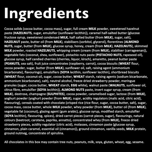 Hotel Chocolat Everything Sleekster Chocolate Gift Box. 355g. Milk, White and Dark Chocolates ideal for Birthday, Thank You, Anniversary. Christmas 2025. gifts for her, gifts for men.