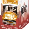 Wild West Honey BBQ Beef Jerky 12 × 25g – High Protein Gluten Free Snack – No Added MSG – Ideal for Gym, Travel, Hiking & Everyday Energy