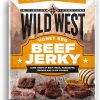 Wild West Honey BBQ Beef Jerky 12 × 25g – High Protein Gluten Free Snack – No Added MSG – Ideal for Gym, Travel, Hiking & Everyday Energy