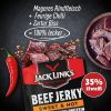Jack Link's Beef Jerky Sweet & Hot, Box of 12 x 60 g, Dried Meat Snack, High Protein Snacks for Gym, Fitness, Outdoor, Hiking, American Food
